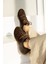 Bellıve Acı Kahve Cilt Çift Bağcık Trend Model Sneaker 2