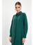 Şerit Detaylı Zümrüt Tunik T-1498 5