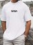 Nasa Yazı Baskılı Basic T-Shirt 1