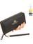 Bayan Uzun Cüzdan Fermuarlı Çanta Büyük Kapasiteli Clutch Deri Cüzdan Çok Fonksiyonlu Cep Telefonu Çantası Kadın (Yurt Dışından) 1
