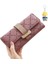 Bayan Cüzdan Uzun Moda Basit Üç Katlı Cüzdan Çok Fonksiyonlu Clutch Büyük Kapasiteli Boka Cüzdan (Yurt Dışından) 1