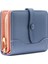 Moda Toka Bayan Cüzdan Kısa Çoklu Kart Yuvası Kimlik Çantası Para Cüzdanı Fermuarlı Clutch (Yurt Dışından) 3