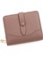 Moda Toka Bayan Cüzdan Kısa Çoklu Kart Yuvası Kimlik Çantası Para Cüzdanı Fermuarlı Clutch (Yurt Dışından) 5