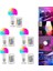5 Adet Kumandalı, 20 Farklı Işık Renkli, Çakar Modlu Akıllı LED Ampul, Çok Kaliteli Rgb E-27 Ampul 1