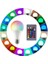 5 Adet Kumandalı, 20 Farklı Işık Renkli, Çakar Modlu Akıllı LED Ampul, Çok Kaliteli Rgb E-27 Ampul 4