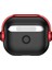 Buff Airpods 4 ile Uyumlu Kilitli Kapak Djpods Kılıf Black-Red 2