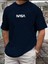 Nasa Yazı Baskılı Basic T-Shirt 1