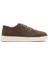 Erkek Vizon Bağcıklı Kalın Tabanlı Süet Deri Sneaker 25SFD632010 1