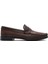 Erkek Kahverengi Deri Casual Loafer 25SFD754118 1