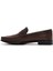 Erkek Kahverengi Deri Casual Loafer 25SFD754118 2