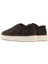 Erkek Yeşil Bağcıklı Kalın Tabanlı Süet Deri Sneaker 25SFD632010 5