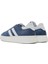 Kadın Mavi Bağcıklı Kalın Tabanlı Süet Deri Sneaker 25SFD511010 5