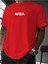 Nasa Yazı Baskılı Basic T-Shirt 1