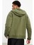 Tech Fleece Full Zip Windrunner Hoodie Green Kapüşonlu Unisex Sweatshirt Haki Yeşil 2