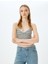 Ip Askılı Çizgili V Yaka Slim Fit Fitilli Atlet 3