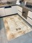 Bej Rengi Kitchen Yazılı Gold Detaylı Lateks Taban Halı 3