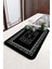 Siyah Etnik Microfiber Bulaşık Kurutma Kurulama Matı MM014 4