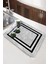 Gri Çerçeveli Microfiber Bulaşık Kurutma Kurulama Matı MM018 3