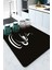 Siyah Mutfak Temalı Microfiber Bulaşık Kurutma Matı MM008 1