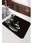 Siyah Mutfak Temalı Microfiber Bulaşık Kurutma Matı MM008 3
