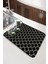 Siyah Fas Desen Microfiber Bulaşık Kurutma Matı MM002 3