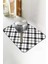 Siyah Ekoseli Microfiber Bulaşık Kurutma Kurulama Matı MM004 5