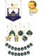Ramazan Banner Set + Ramazan Flama + 5m LED + Mavi Hoşgeldin Ramazan Banner, Ramazan Sarkıt 1