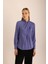 Yakası Drape Detaylı Dokuma Bluz 5