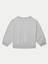 Kız Çocuk Gri Gap Logo Grafikli Fleece Sweatshirt 2