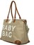 Gri Baby Bag Baskılı Garnili Anne Bebek Çantası 2