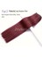 Şarap Kızılı Düz Saç Çıtçıtlı Postiş Takma Saç 60 cm 110GR Isıya Dayanıklı Yarımay 4