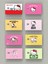 8'li Hello Kitty Set Çipli Veya Çipsiz Kart, Kredi Kartı, Akbil Kaplama Stickerı 1