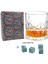 330 cc Paris Serisi Büyük Kadeh Viski Bardağı 4 Adet Viski Taşı Hediyeli 5