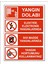 Yangın Uyarı ve Bilgi Levha 20X30CM 35X50CM Pvc Foreks 1