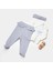 Nessiworld Bibaby Biorganic Love Floral 3 Parça Zıbın Seti 73346 Ekru Lila 3