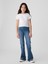 Kız Çocuk Mavi High Rise Flare Jean Pantolon 1