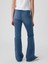 Kız Çocuk Mavi High Rise Flare Jean Pantolon 5