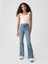 Kız Çocuk Mavi High Rise Flare Jegging Pantolon 1