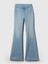Kız Çocuk Mavi High Rise Flare Jegging Pantolon 3