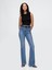 Kadın Mavi High Rise '70S Flare Curvy Jean Pantolon 1