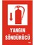 Yangın Söndürücü Levha 20X30 cm PVC Foreks 1