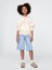 Kız Çocuk Kırık Beyaz Gap Logo Relaxed Sweatshirt 3