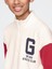 Erkek Çocuk Beyaz Gap Logo Vintage Soft Yarım Fermuarlı Sweatshirt 2