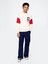 Erkek Çocuk Beyaz Gap Logo Vintage Soft Yarım Fermuarlı Sweatshirt 3