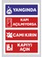 Yangında Kapı Açılmıyorsa 50X35 cm Tabela Yön Levhası Pvc 1