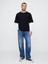 Erkek Mavi Relaxed Fit Straight Jean Pantolon 1