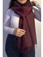 Bordo Renk Tafta Şal 2
