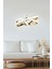 Eclipse Model Gold Kaplama Metal Salon Mutfak Oturma Yatak Odası Modern LED Sarkıt Avize 3