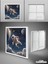Uzay, Astronot, Yıldız Avize, 60WATT, Beyaz Işık, 60 x 60 Modern Kare LED Avize, Çocuk Odası Uzay 3