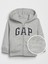 Erkek Bebek Gri Gap Logo Kapüşonlu Sweatshirt 1